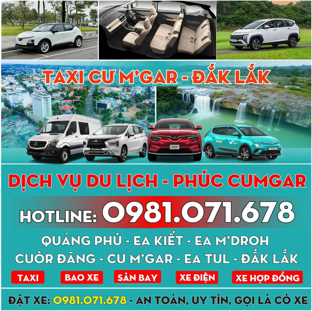 Taxi Điện CƯ M'GAR Đắk Lắk