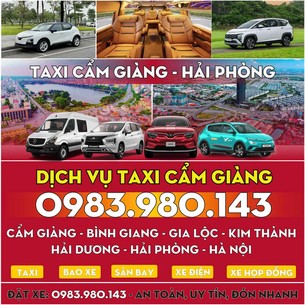 Taxi Điện CẨM GIÀNG Hải Phòng