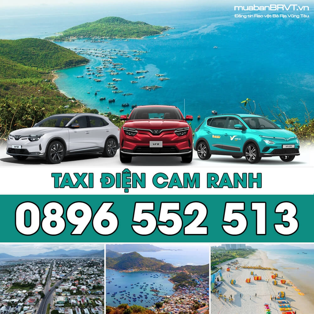 Taxi Điện CAM RANH - Không Mùi, Không Ồn, Giá Cước Thấp