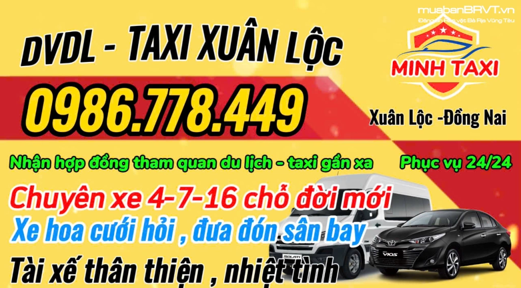 Taxi Điện XUÂN LỘC - Không mùi, Không ồn, An toàn