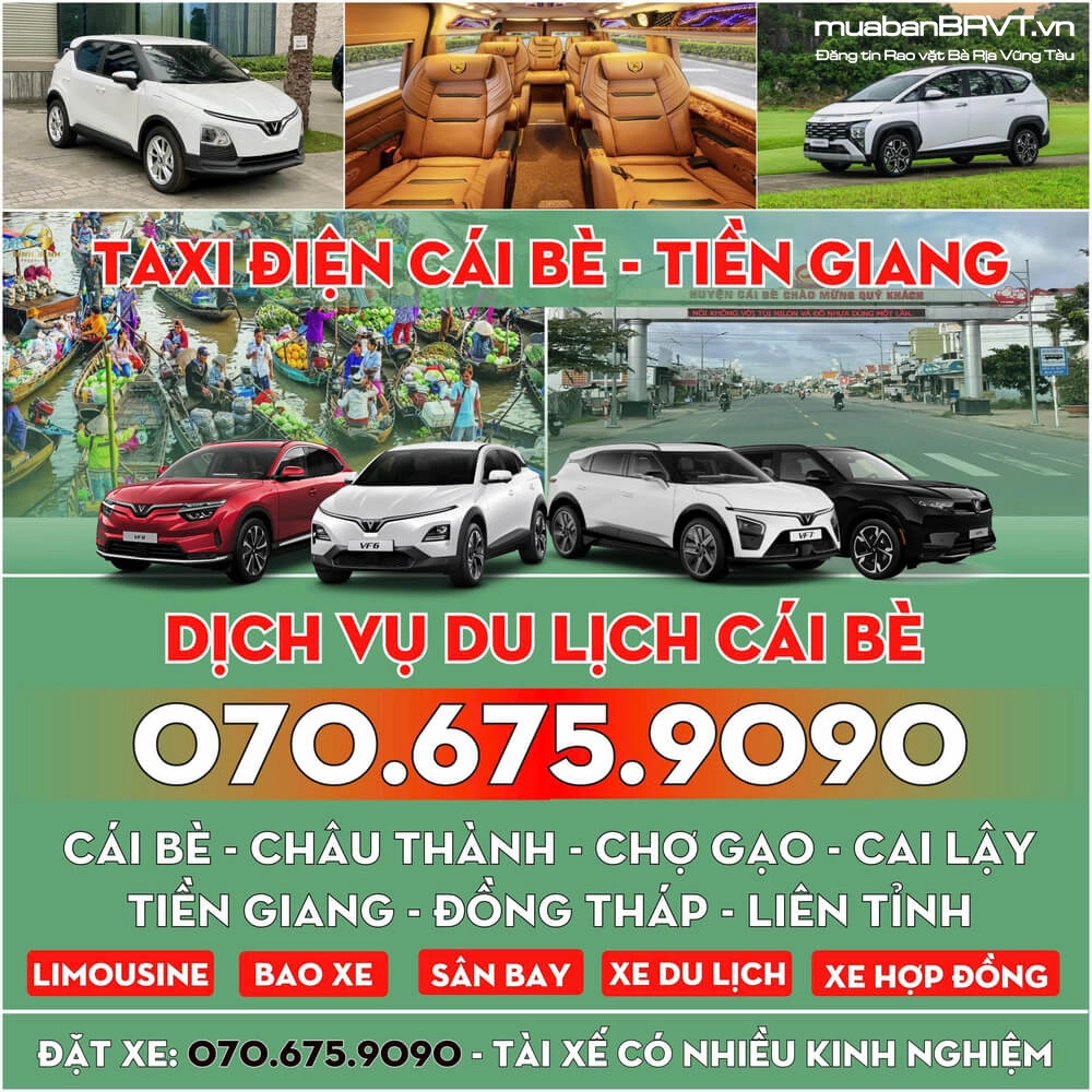 Taxi Điện CÁI BÈ Đồng Tháp