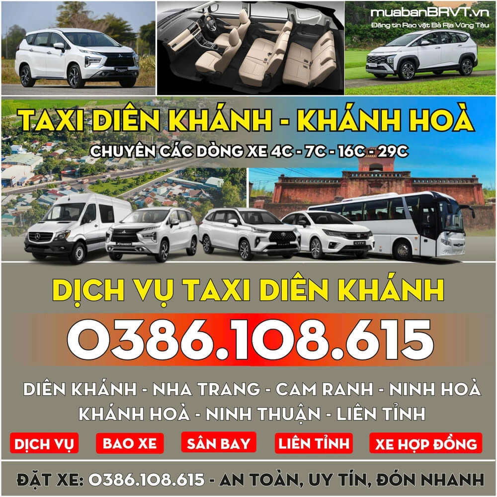 Tổng Đài Taxi DIÊN KHÁNH Khánh Hòa