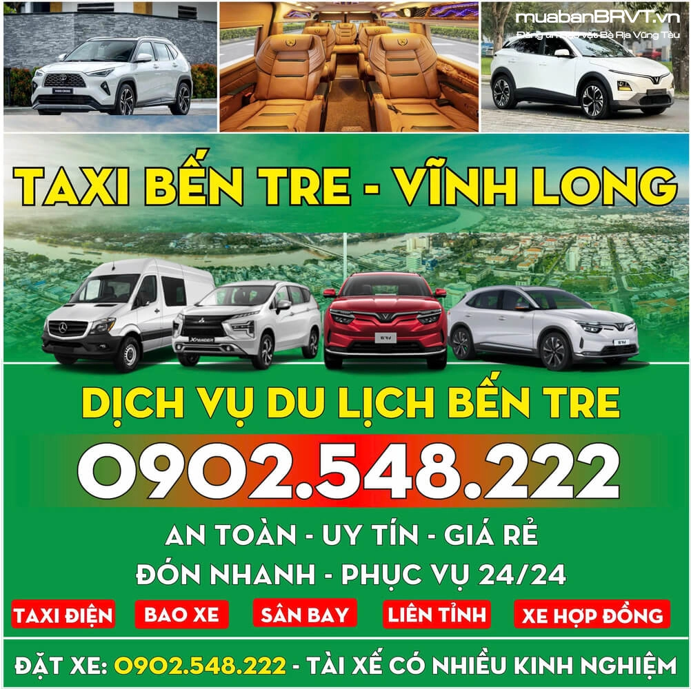 Taxi Thanh Tân BẾN TRE Vĩnh Long – Nhanh chóng, Phục vụ 24/24