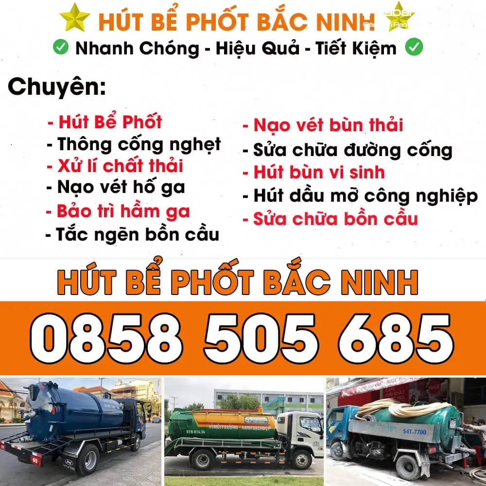 Hút Hầm Cầu BẮC NINH