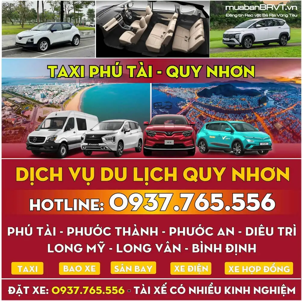 Tổng Đài Taxi Phú Tài Quy Nhơn – Số Điện Thoại Đặt Xe