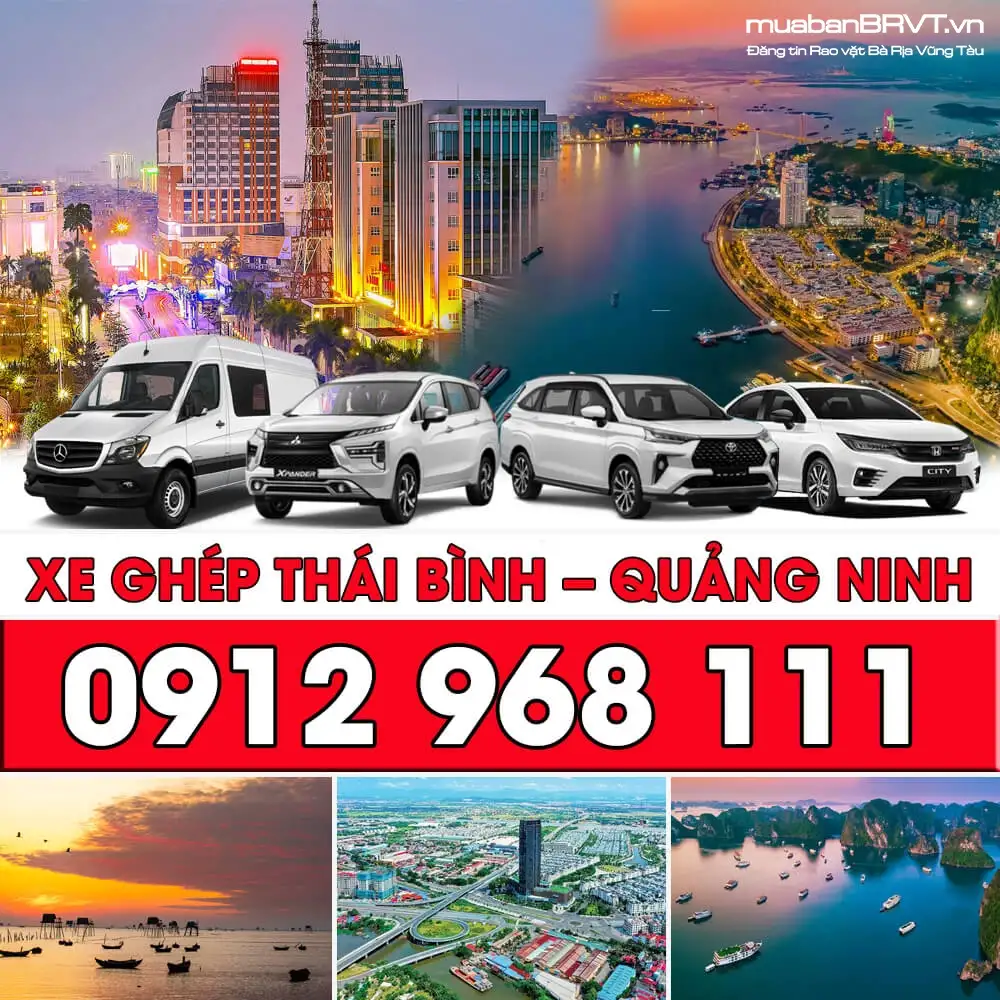 Xe Ghép QUẢNG NINH Thái Bình - Giá cước thấp, An toàn, Uy tín