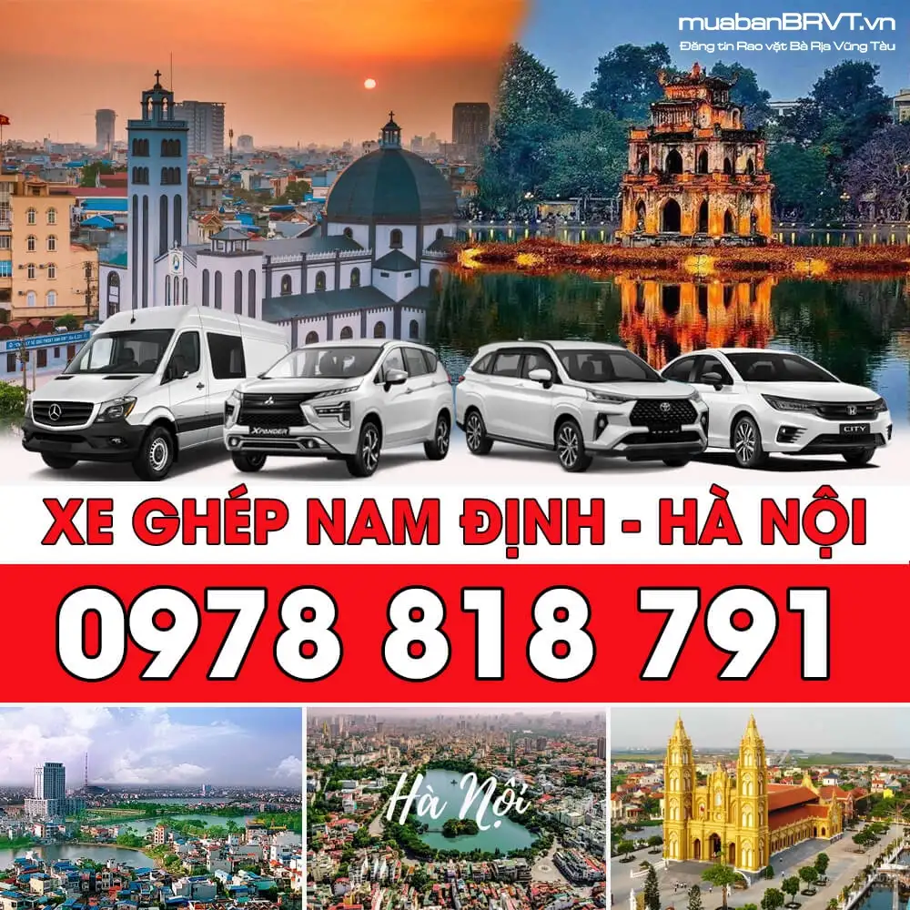 Xe Ghép NAM ĐỊNH HÀ NỘI