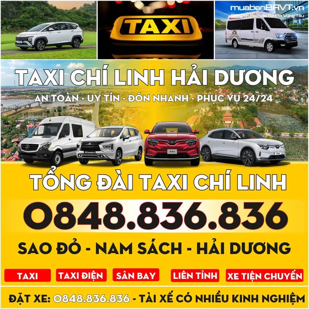 Taxi Chí Linh Hải Phòng