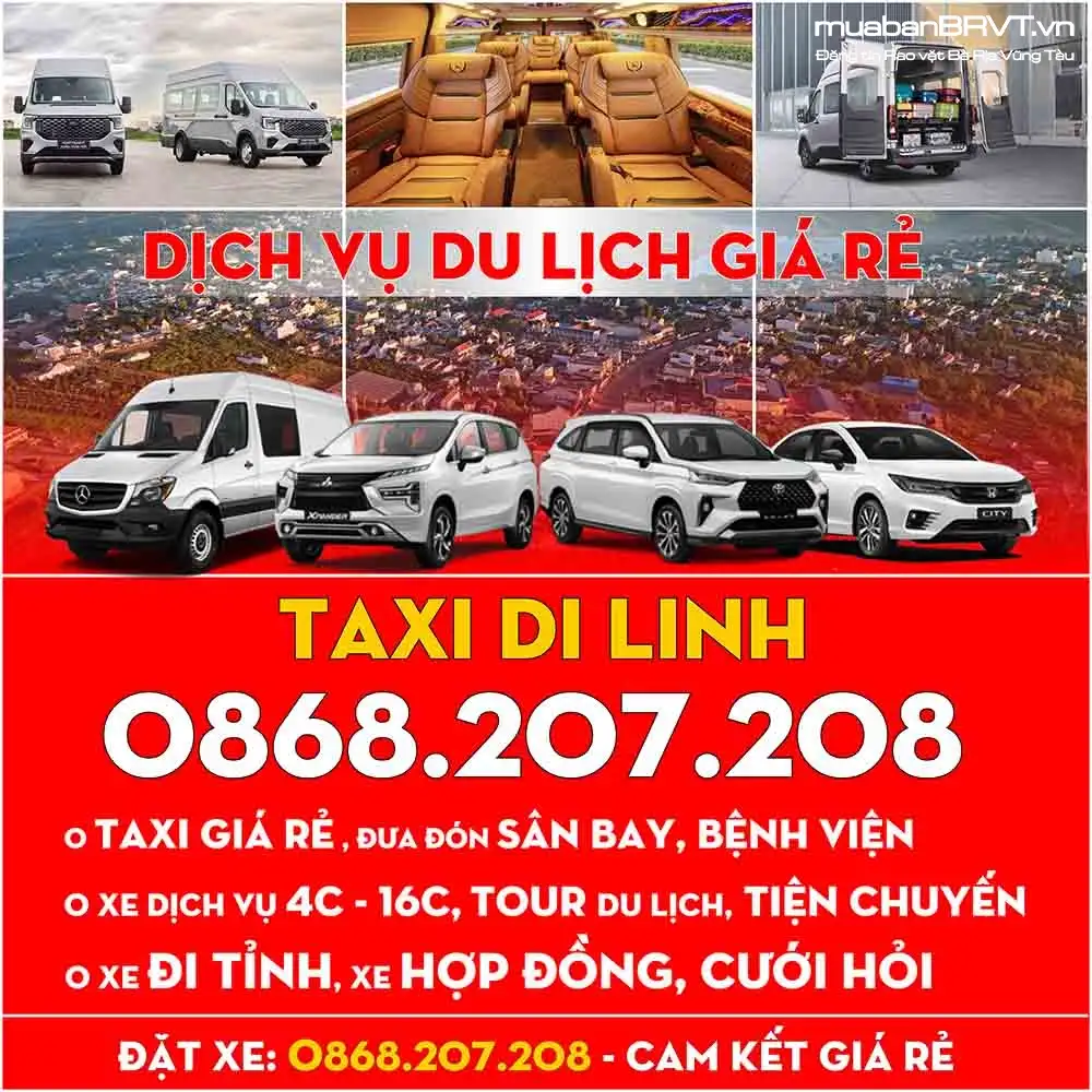 Taxi Di Linh Lâm Đồng