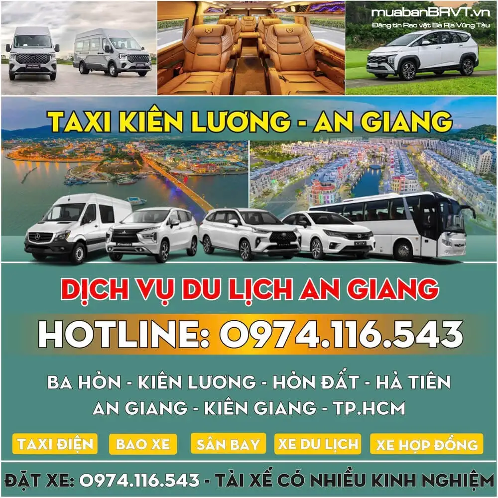 Tổng Đài Taxi Kiên Lương An Giang – Số Điện Thoại Đặt Xe