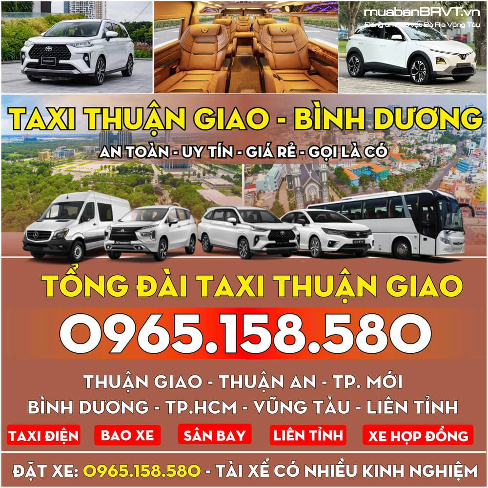 Tổng Đài Taxi Thuận An – Số Điện Thoại Đặt Xe