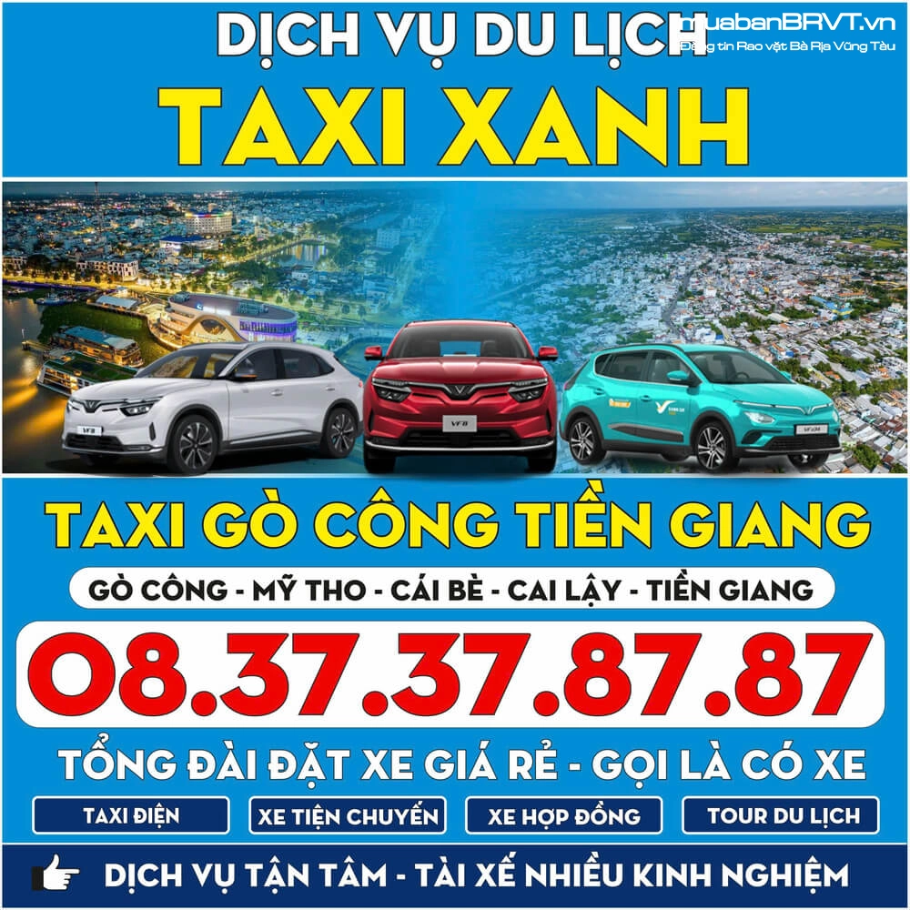 Tổng Đài Taxi Gò Công – Số Điện Thoại Đặt Xe