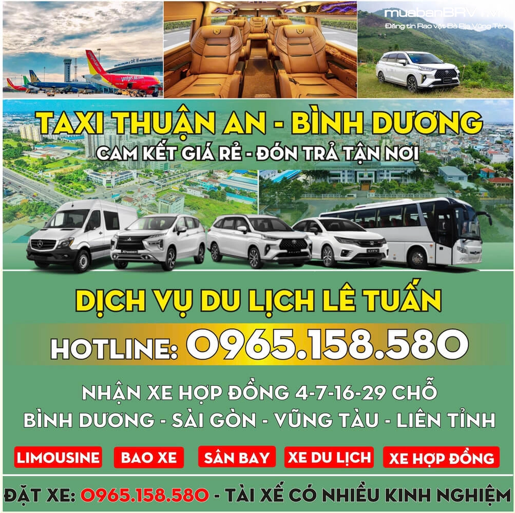 Tổng Đài Taxi THUẬN AN TPHCM