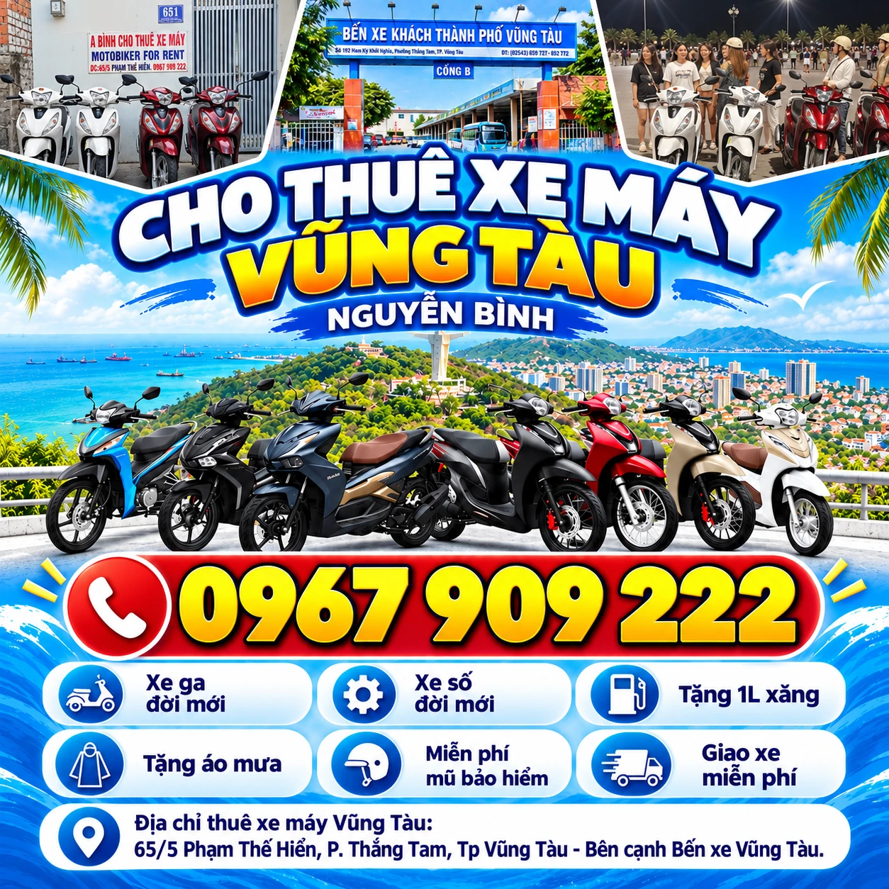 Thuê Xe Số Vũng Tàu – Cách Chọn Xe, Kiểm Tra Và Nhận Xe